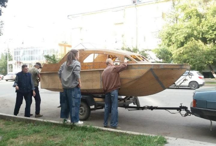 Транспортировка лодки